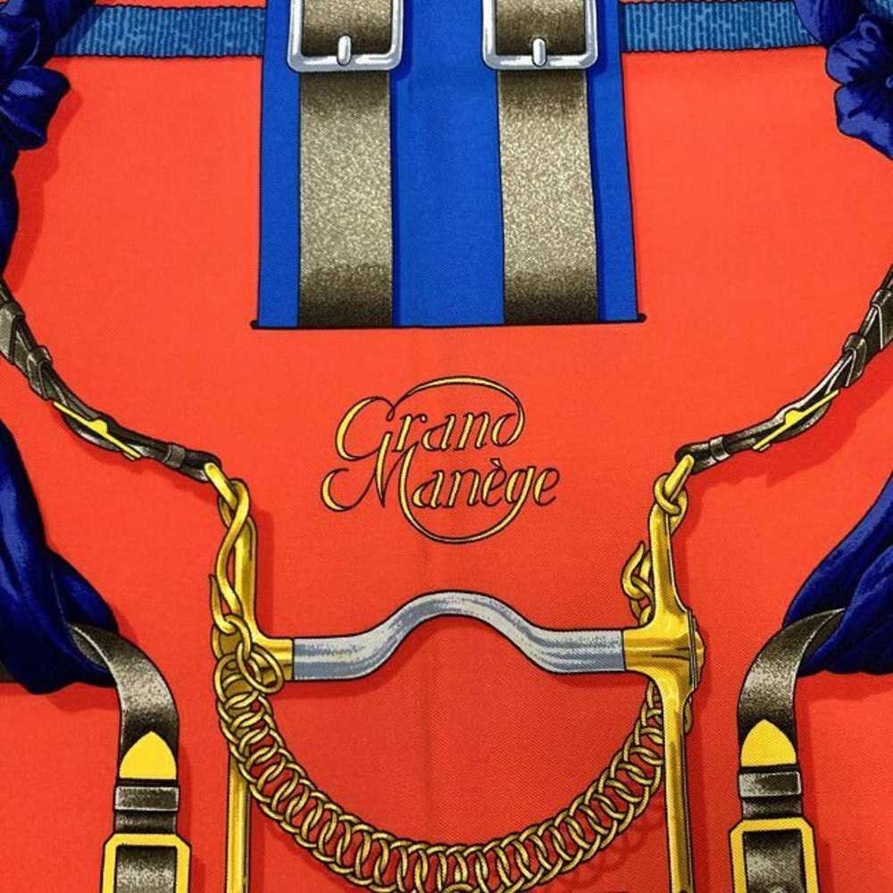 Hermes Hermes Carre 90 Red Blue Grand Manege Scar… - image 6