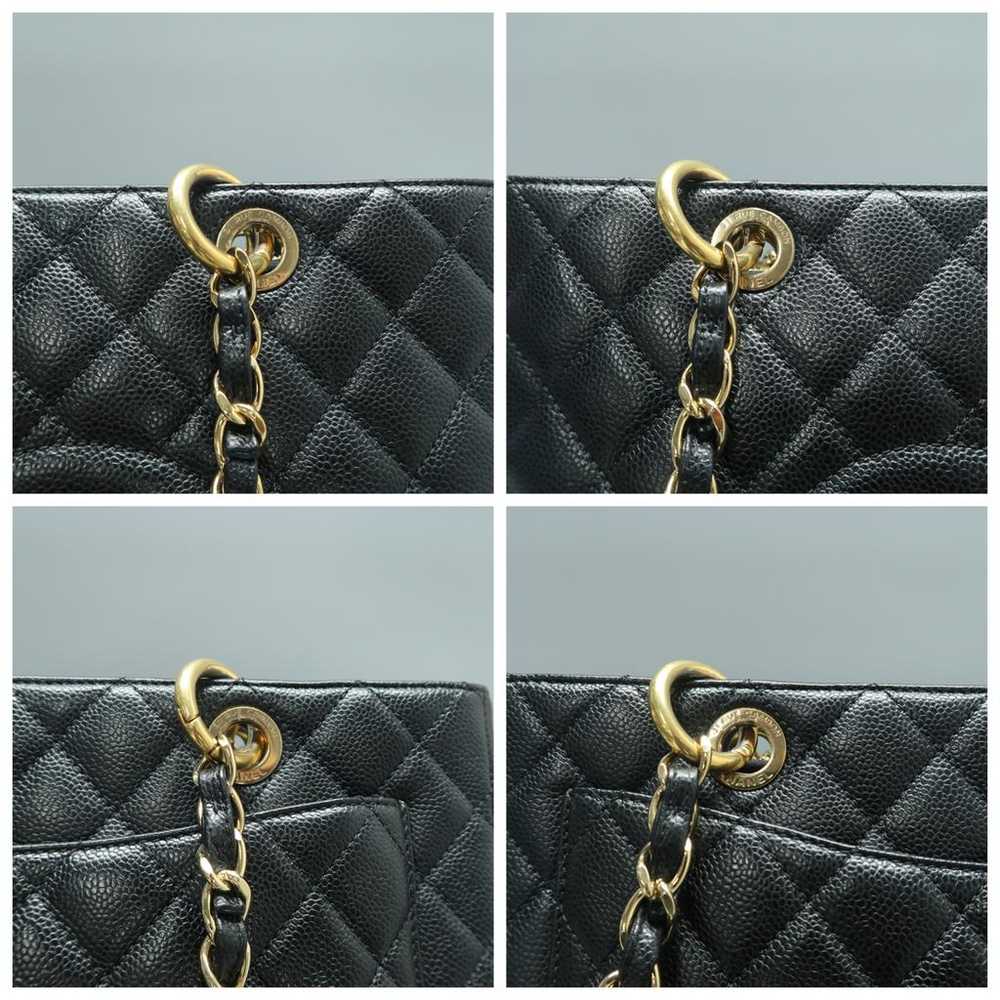 Chanel Grand shopping leather handbag - image 11