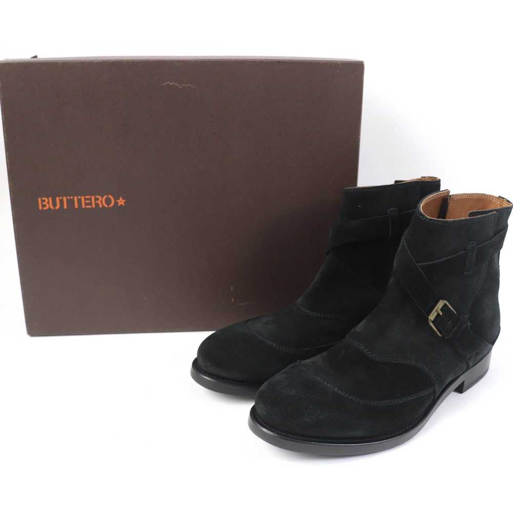 BUTTERO Ankle boots B4410 Suede leather black SAU… - image 2