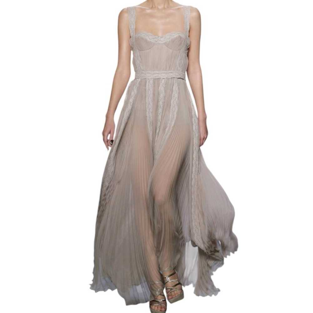 Dior Silk maxi dress - image 7