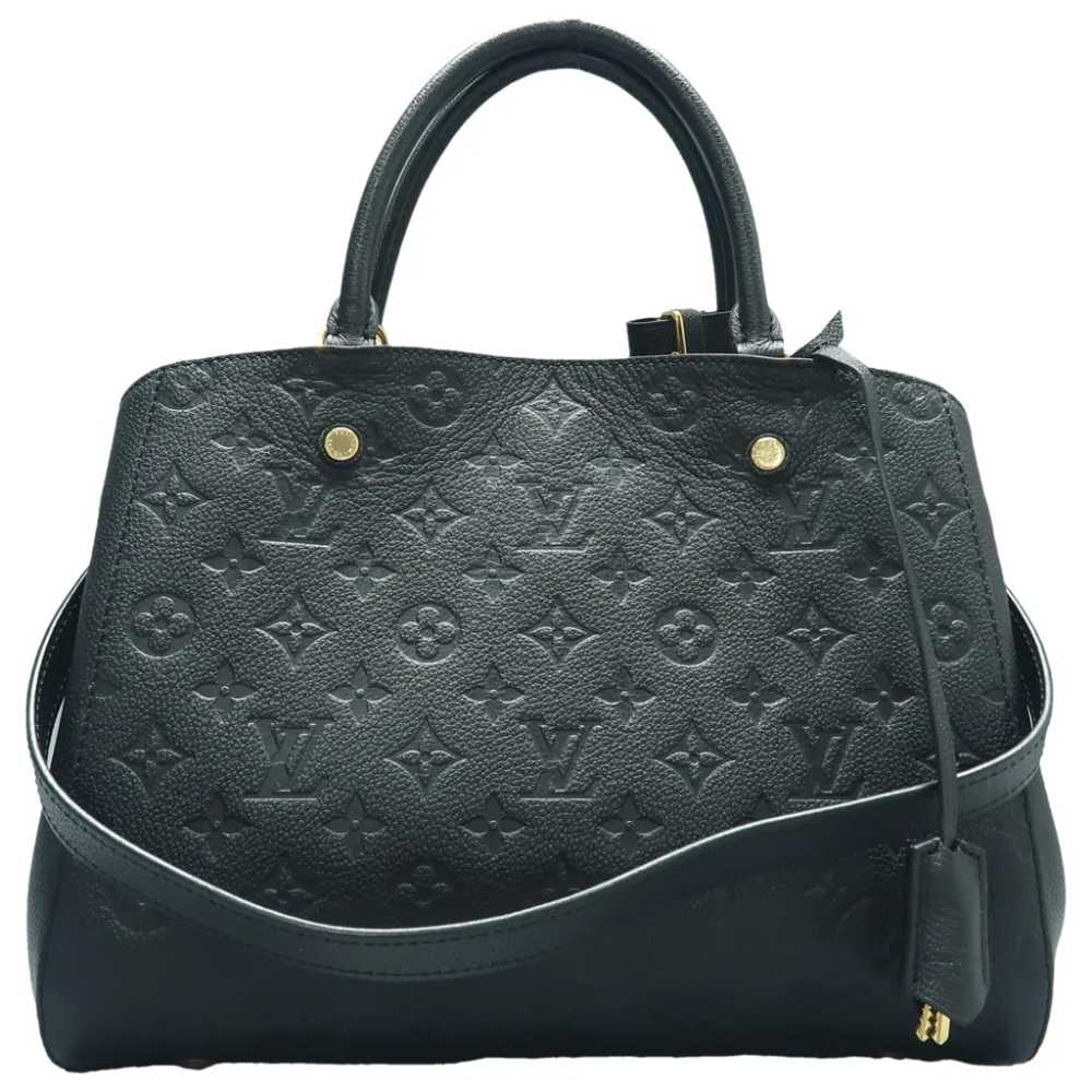 Louis Vuitton Montaigne leather satchel - image 1