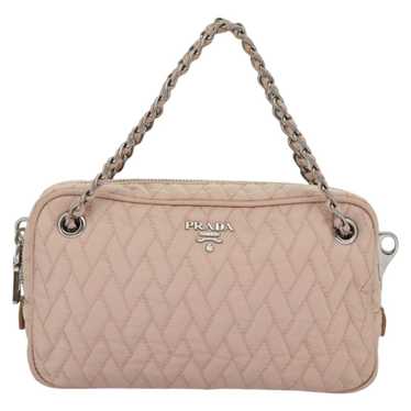 Prada Pink Synthetic Shoulder Bag (Pre-Owned)