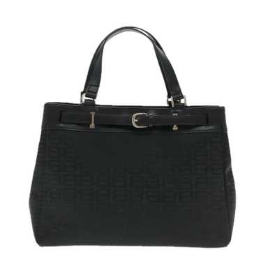 バッグ BALENCIAGA BB LOGO LEATHER TOTE HAND BAG Auth BALENCIAGA Zipper Tote bag Hand bag Canvas Leather BB