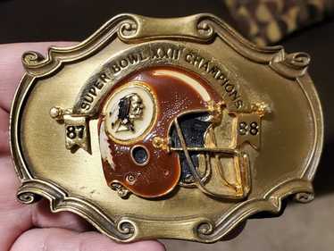 ヴィンテージ RainTree NFL ワシントンレッドスキンズ ベルトバックル ヴィンテージ RainTree NFL ワシントンレッドスキンズ ベルト