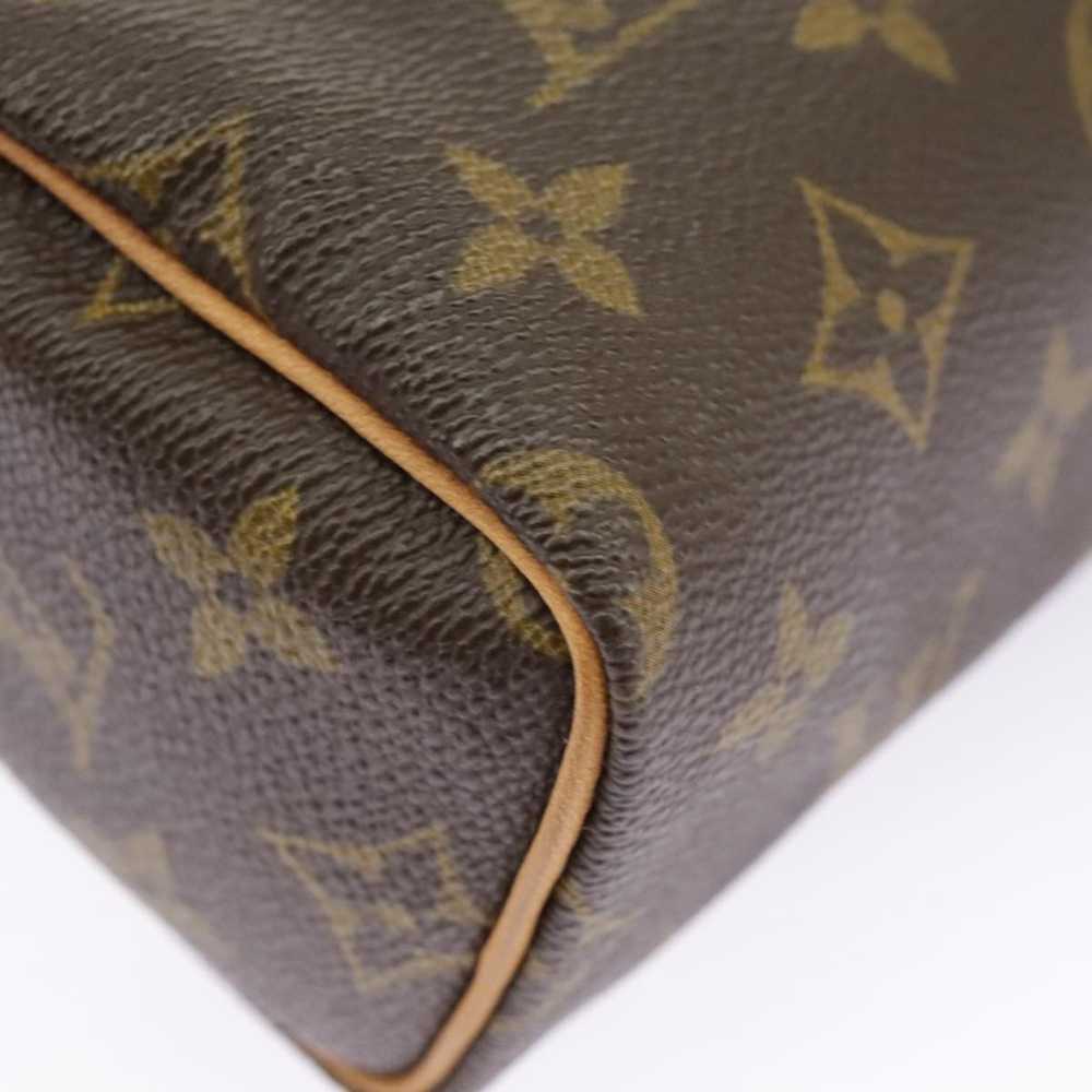 Louis Vuitton Mini Speedy Brown Canvas Handbag (P… - image 10