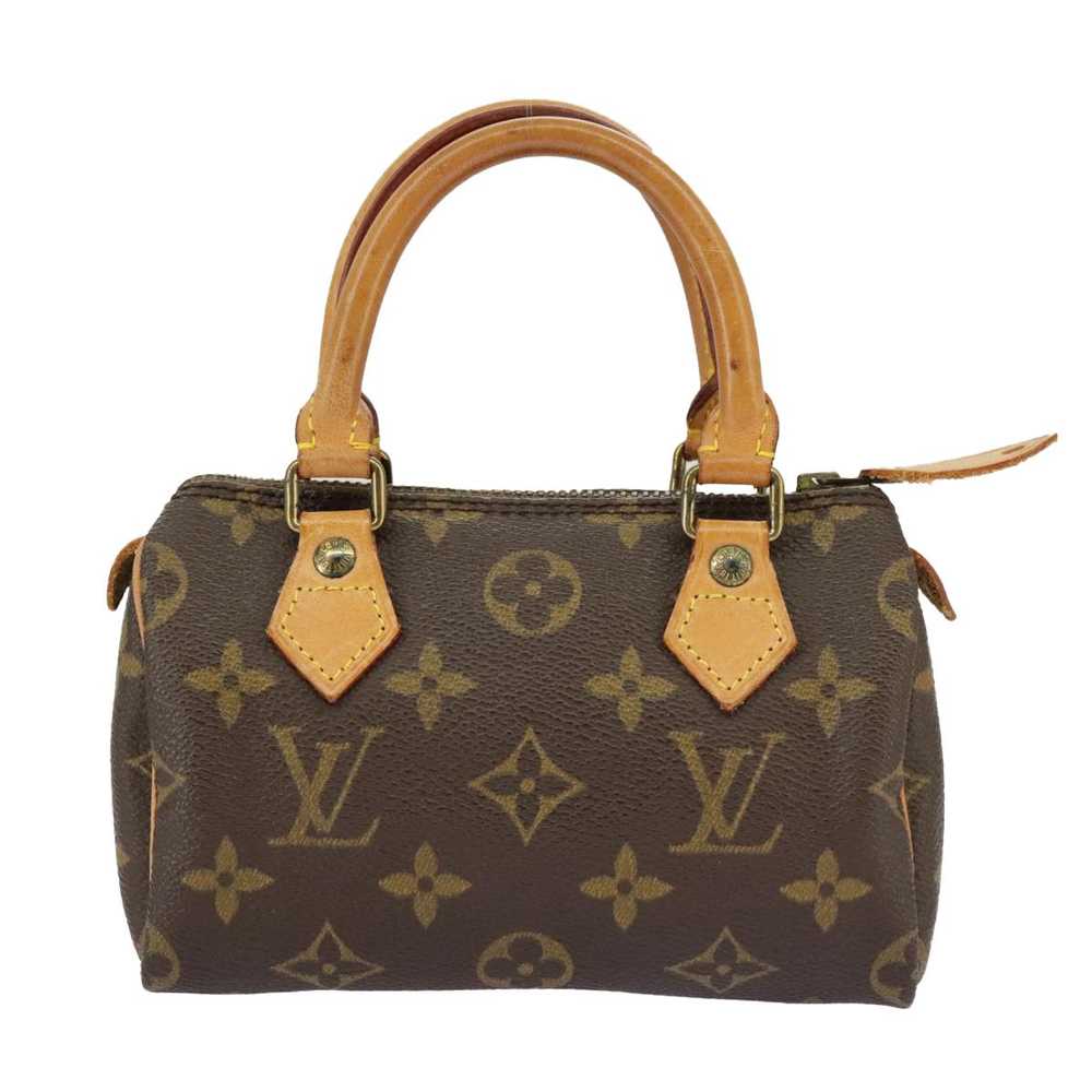 Louis Vuitton Mini Speedy Brown Canvas Handbag (P… - image 2