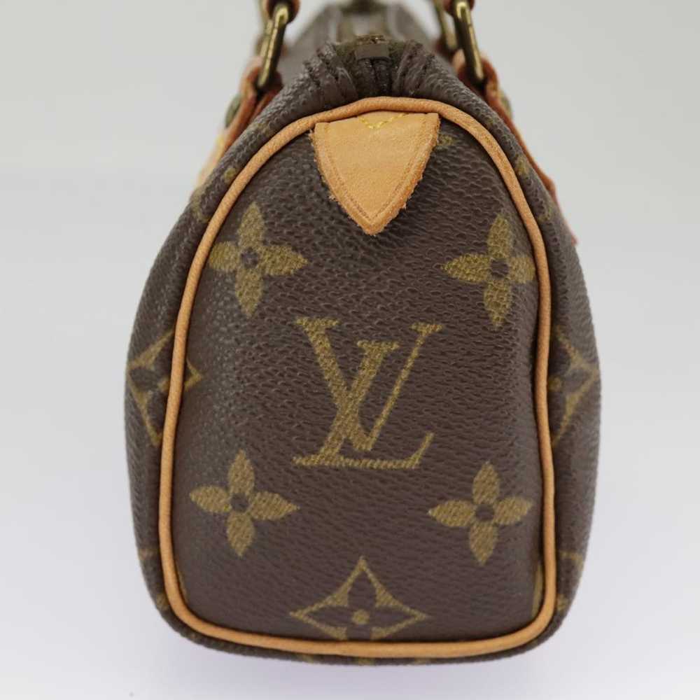 Louis Vuitton Mini Speedy Brown Canvas Handbag (P… - image 4