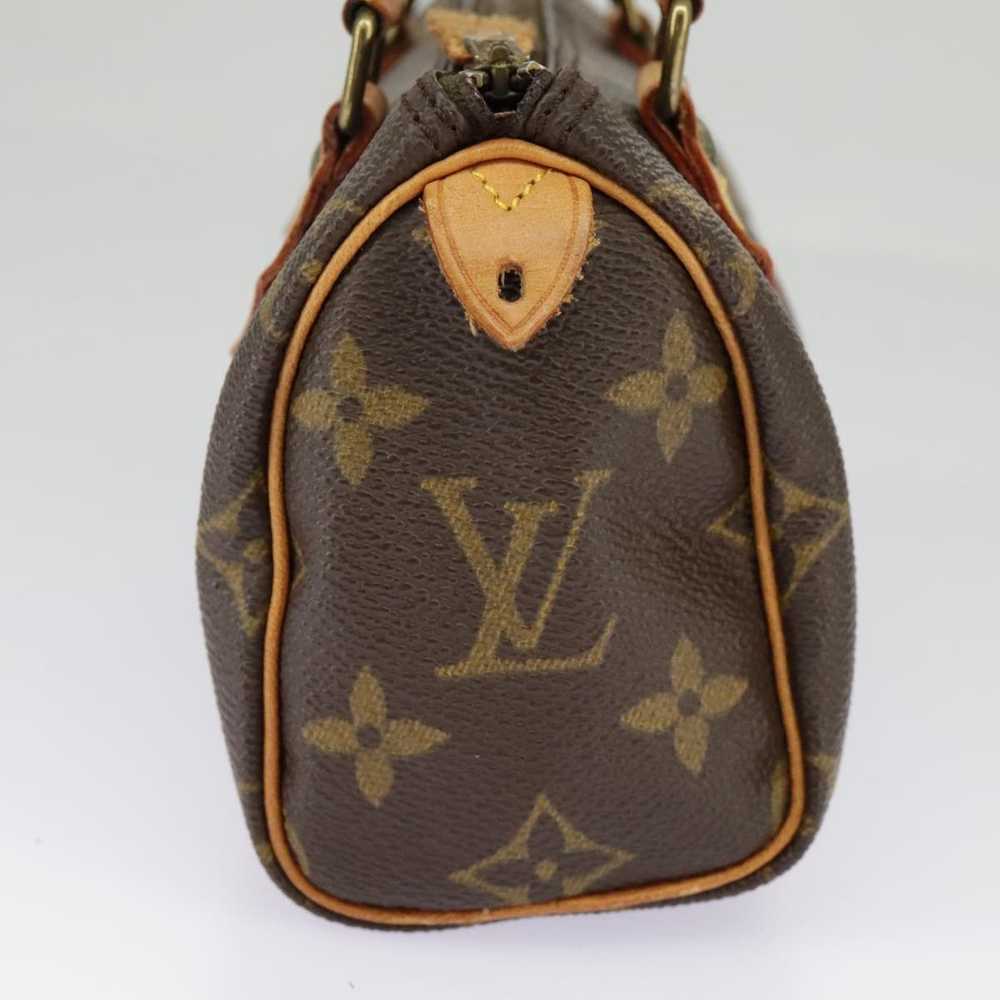 Louis Vuitton Mini Speedy Brown Canvas Handbag (P… - image 5