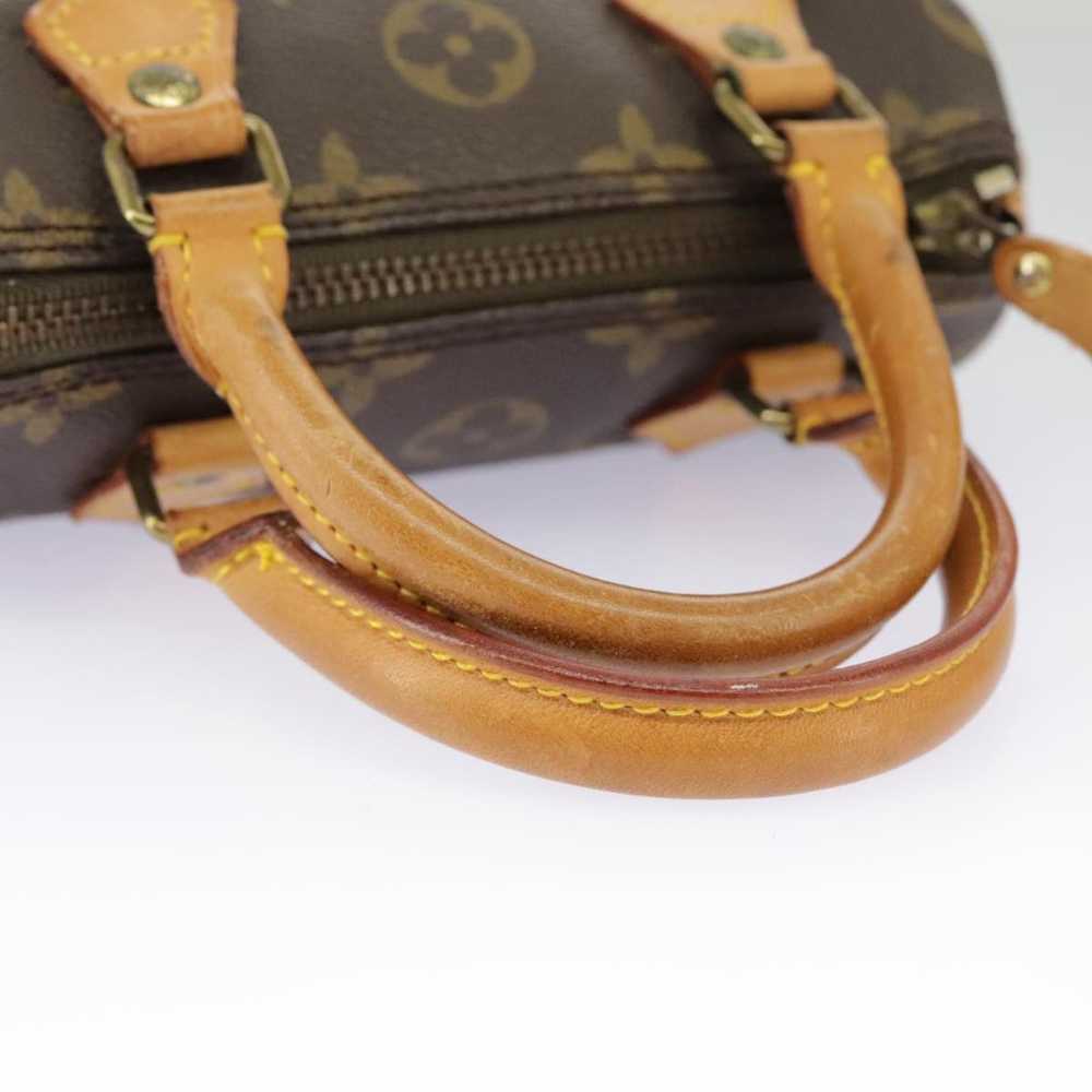 Louis Vuitton Mini Speedy Brown Canvas Handbag (P… - image 7