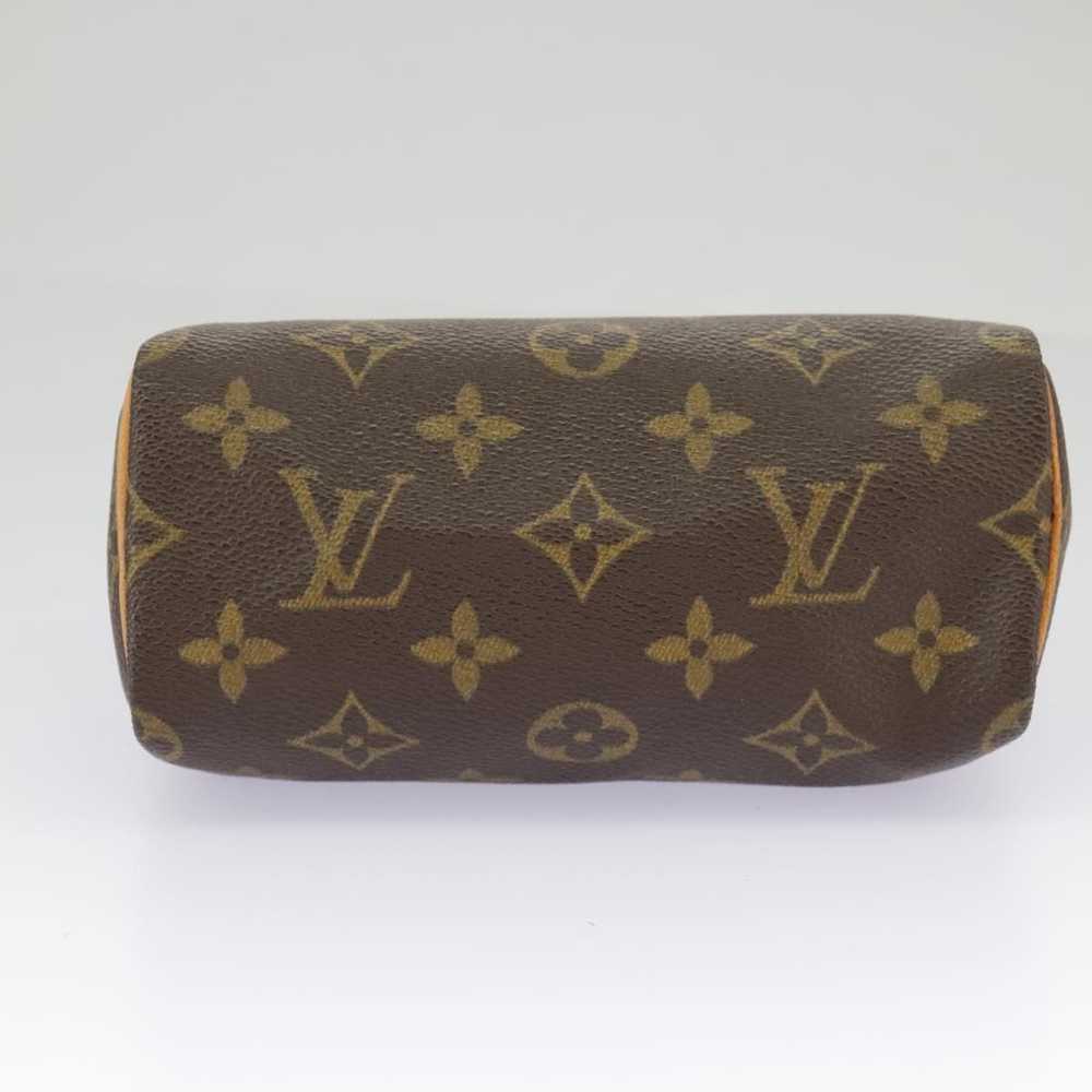 Louis Vuitton Mini Speedy Brown Canvas Handbag (P… - image 9