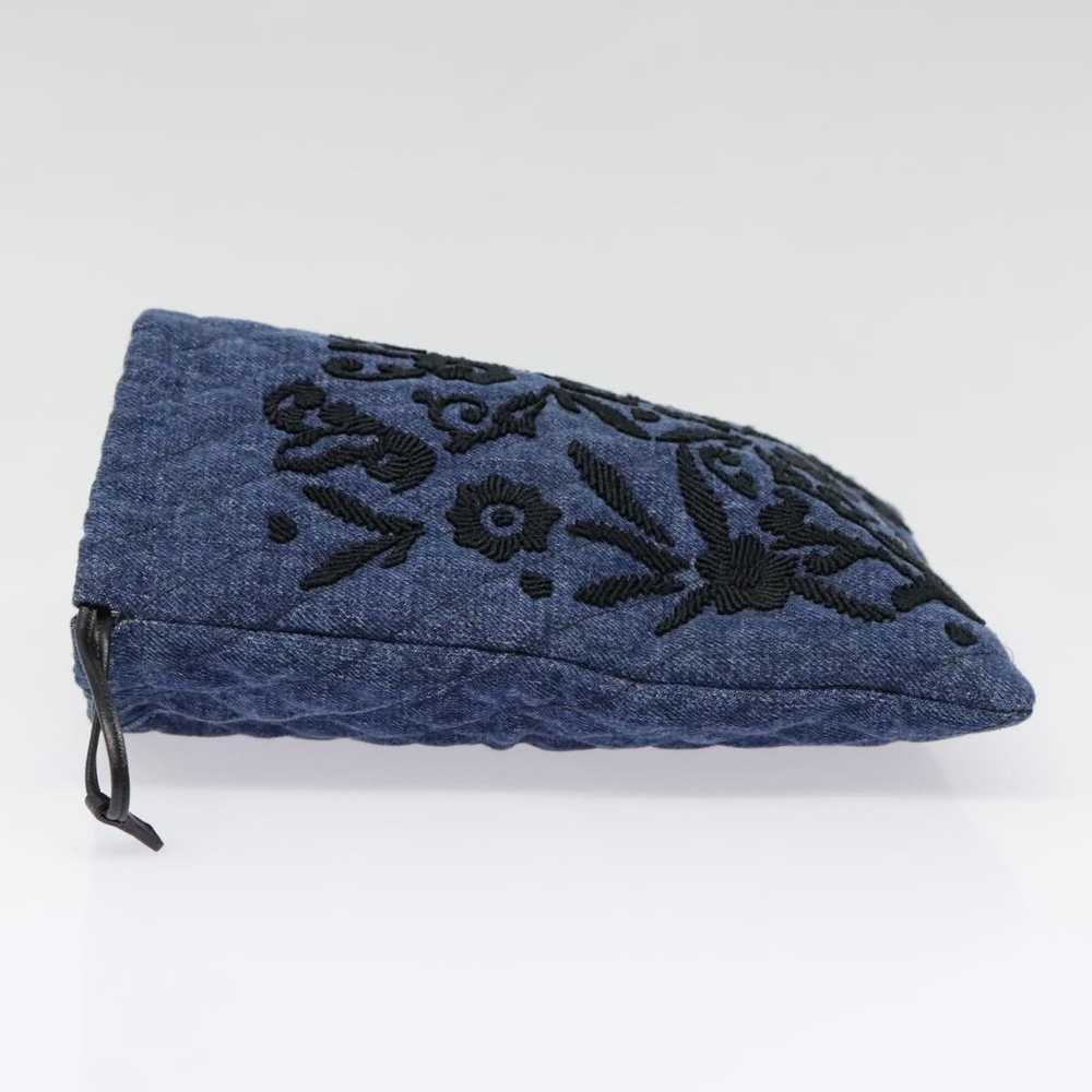 Prada Navy Denim - Jeans Clutch Bag (Pre-Owned) - image 4