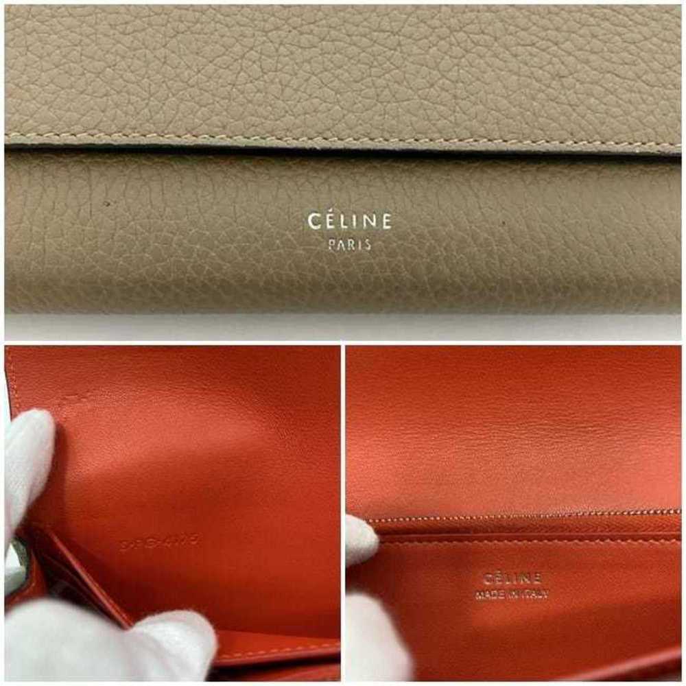 Celine Celine Bi-fold Long Wallet Large Multi-fun… - image 11