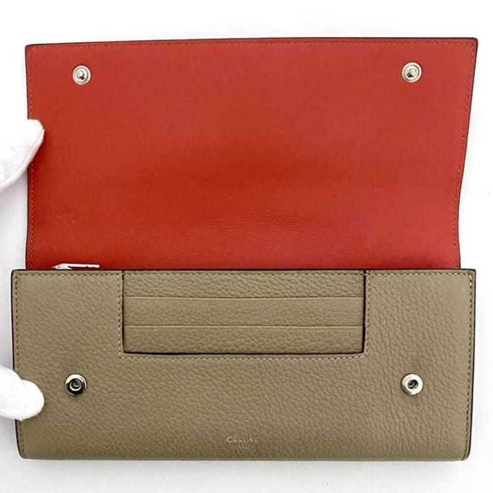 Celine Celine Bi-fold Long Wallet Large Multi-fun… - image 7