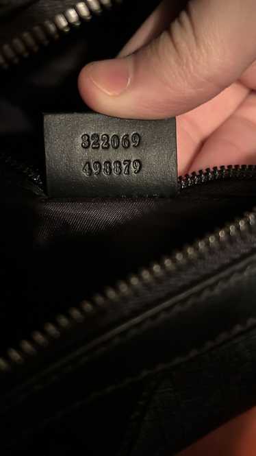 Gucci Gucci Black GG Supreme Coated Canvas Backpac