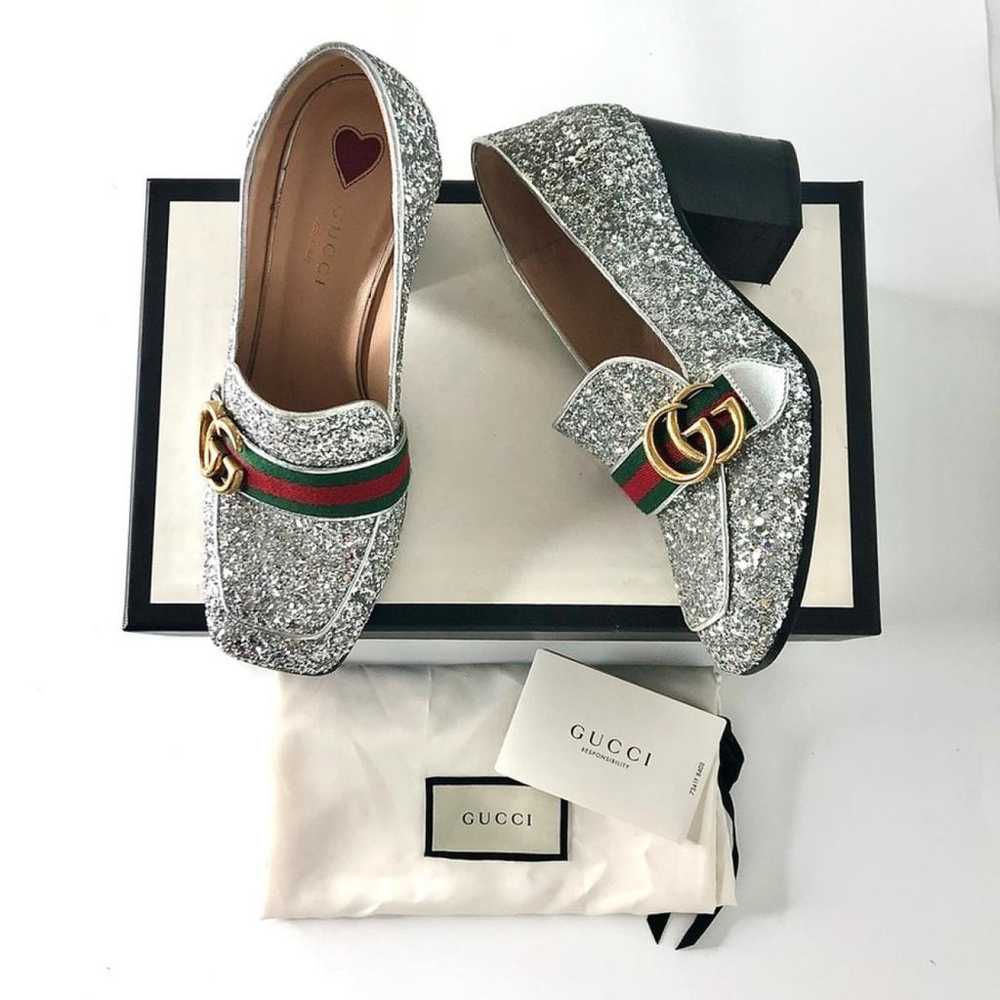 Gucci Peyton leather heels - image 2