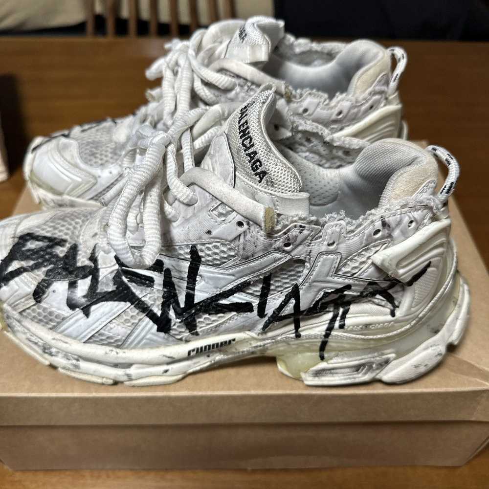 Balenciaga Balenciaga runner graffiti White - image 2