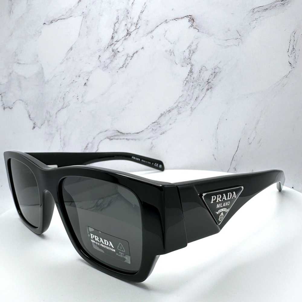 Prada New Prada Sunglasses Black Square Oversized… - image 10