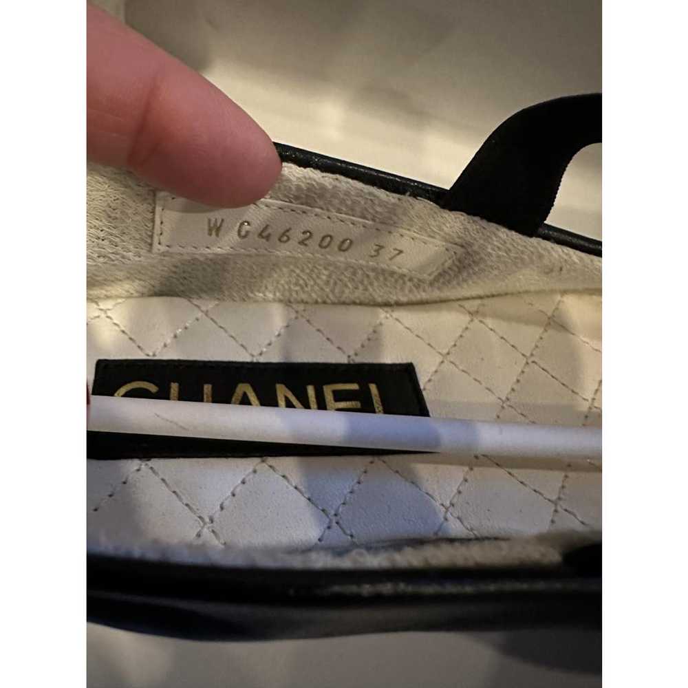 Chanel Mary Janes leather ballet flats - image 10