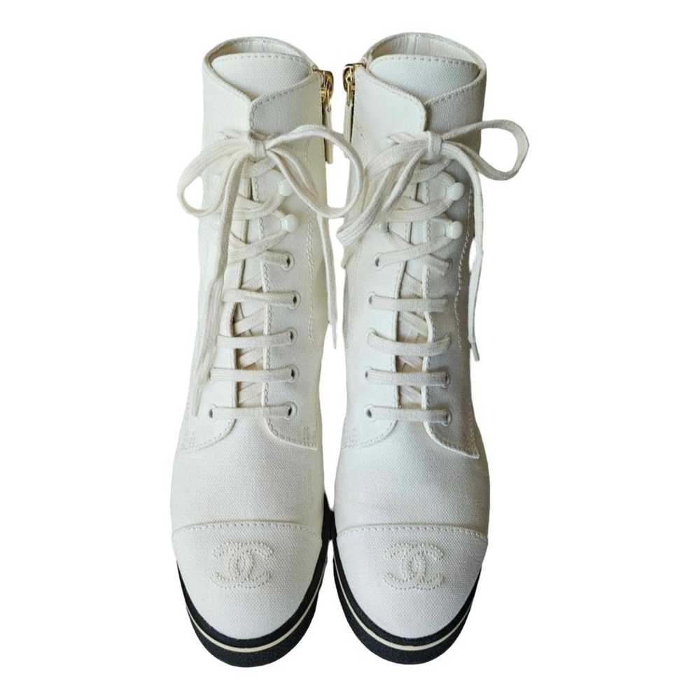 Chanel Cloth boots - image 1