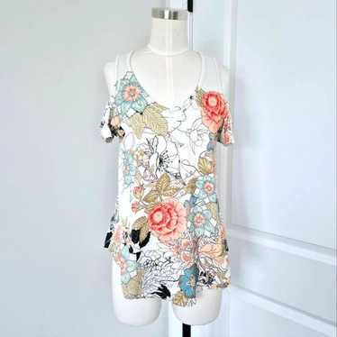 Other × Vacation Juniors Gaze Floral V-Neck Cold S