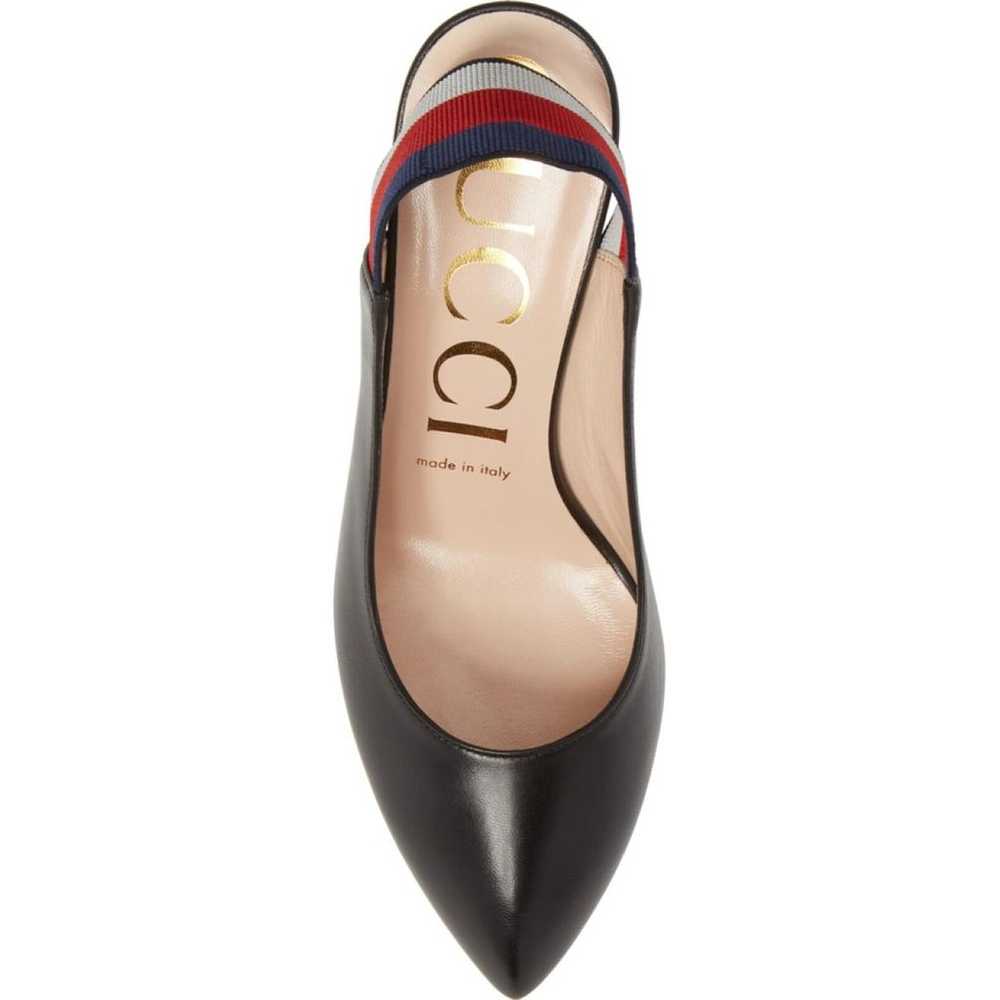 Gucci Sylvie leather heels - image 5