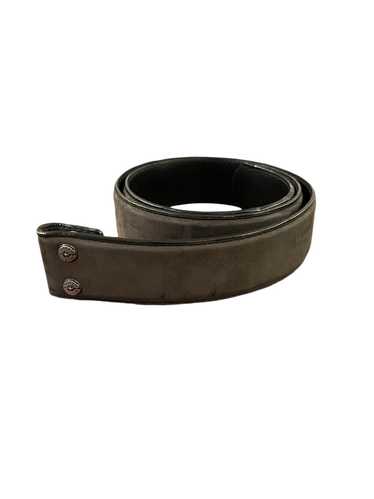 Chrome Hearts 1/1 Grey Nubuck Suede Leather Belt … - image 1