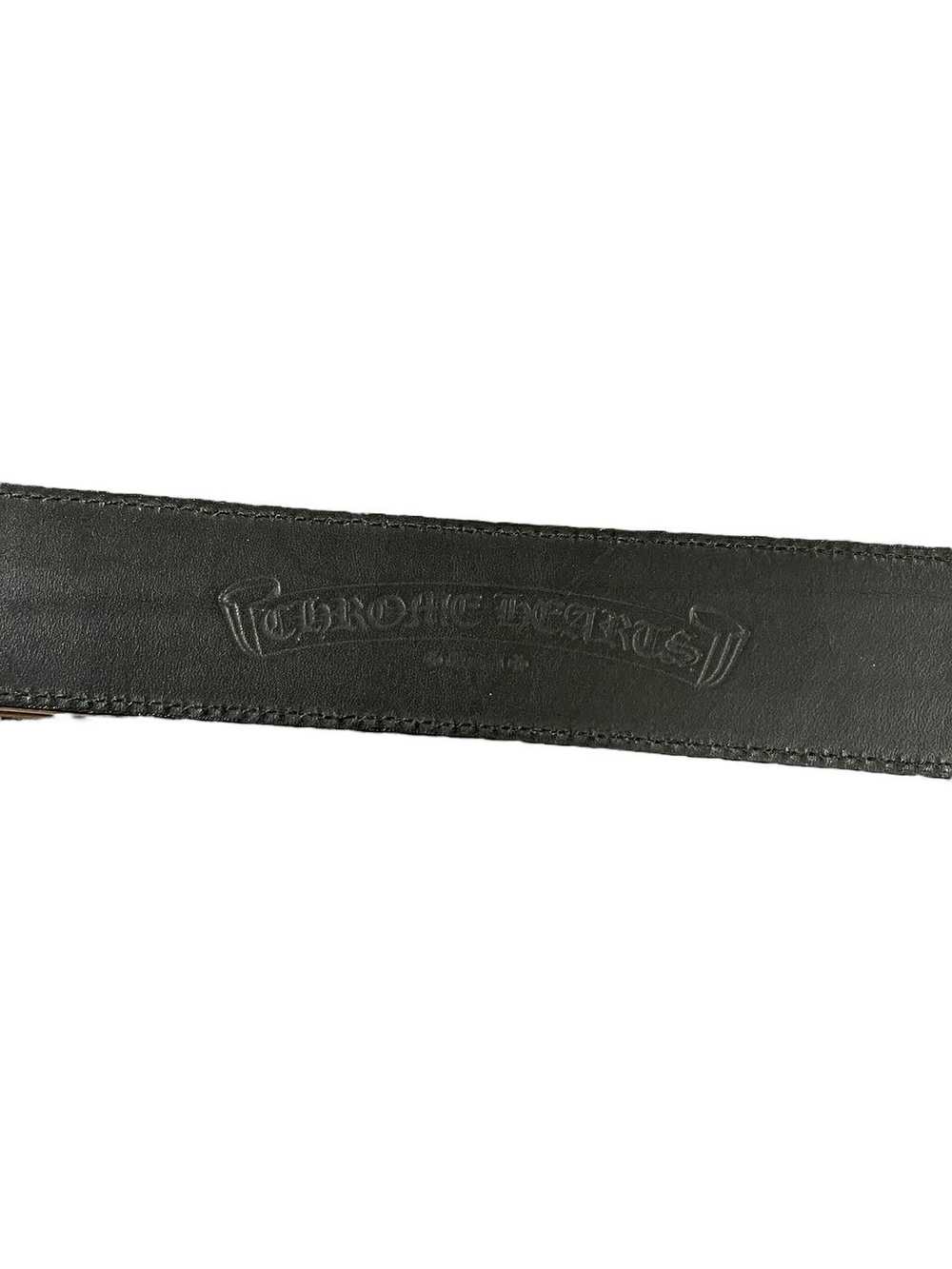 Chrome Hearts 1/1 Grey Nubuck Suede Leather Belt … - image 7