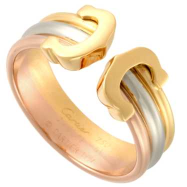 Cartier Cartier 2C Ring #51 K18YG K18WG K18PG Thr… - image 1