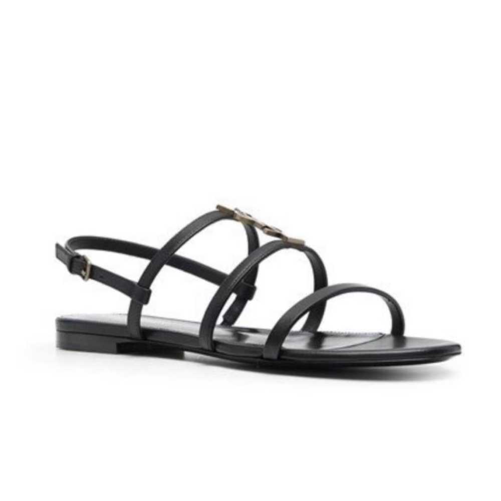 Saint Laurent Cassandra leather sandal - image 3