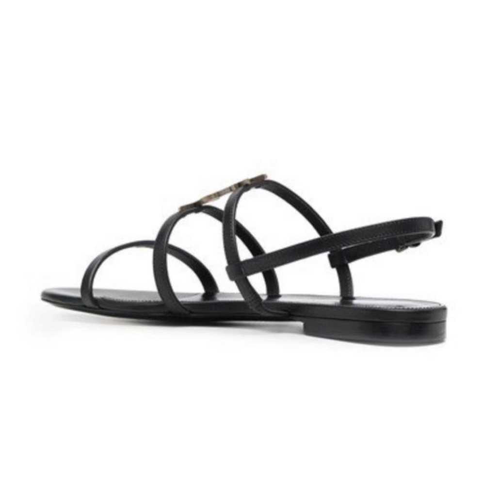 Saint Laurent Cassandra leather sandal - image 4