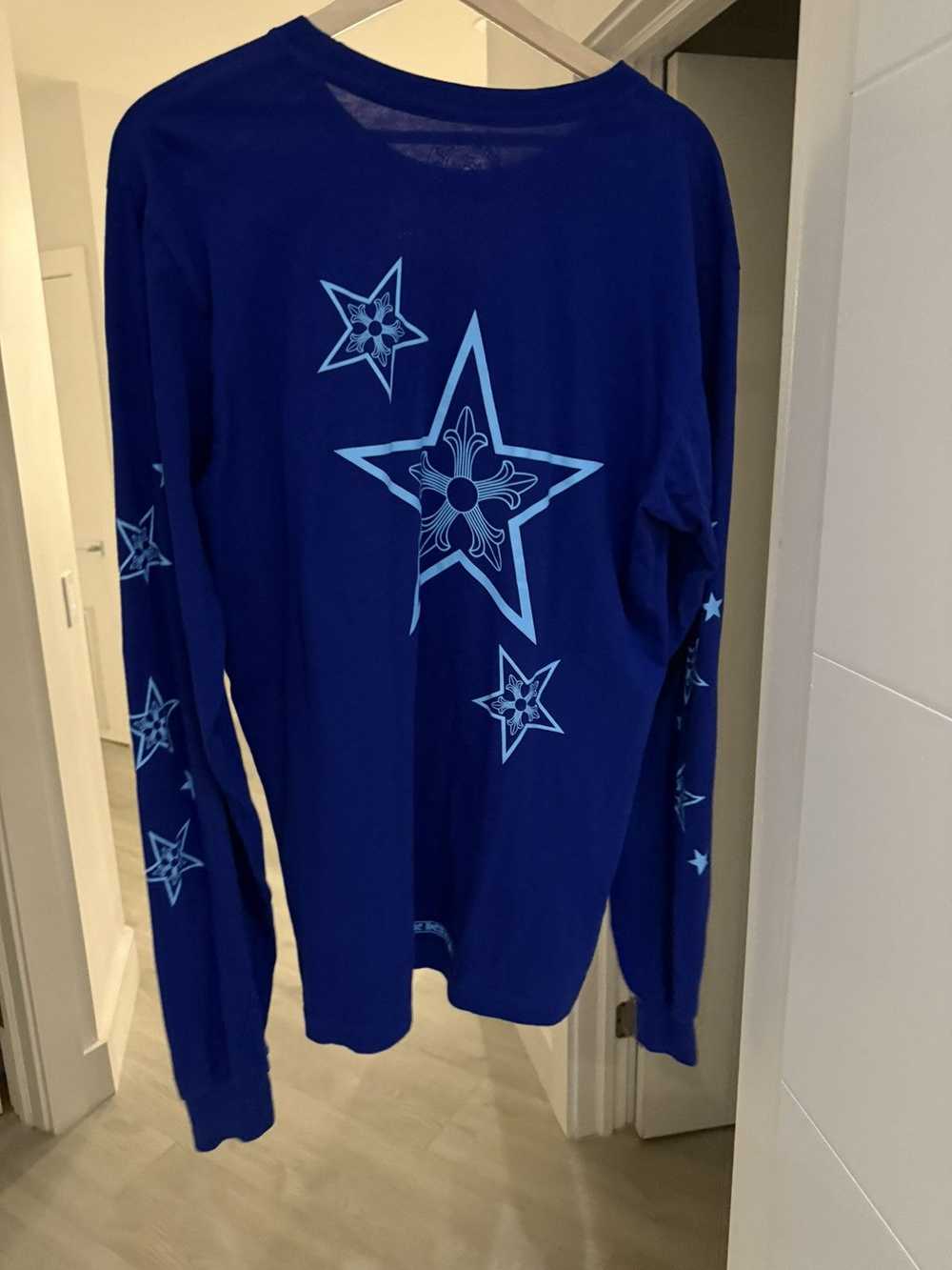 Chrome Hearts Chrome hearts blue long sleeve t sh… - image 2