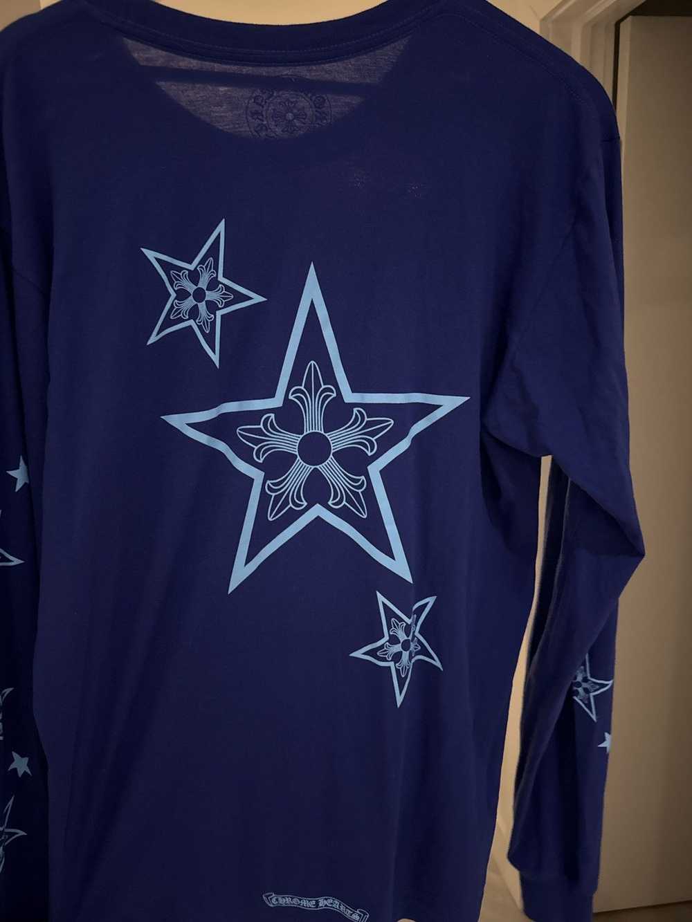 Chrome Hearts Chrome hearts blue long sleeve t sh… - image 6