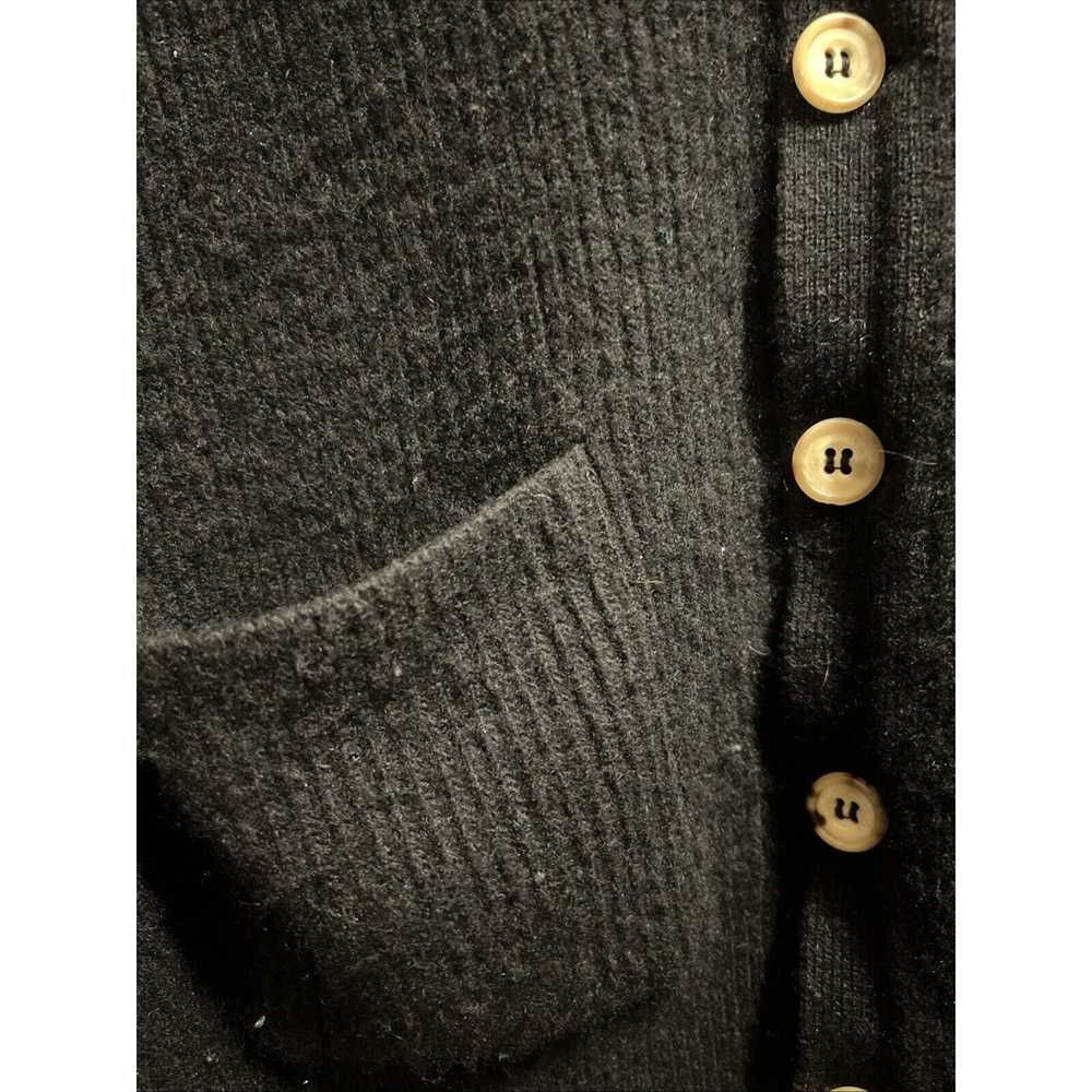 Bullock & Jones VINTAGE 60s Black Cashmere Mens C… - image 3