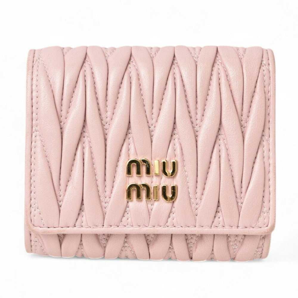 Miu Miu Miu Miu Miu Wallet Tri-fold miumiu 5MH033… - image 1