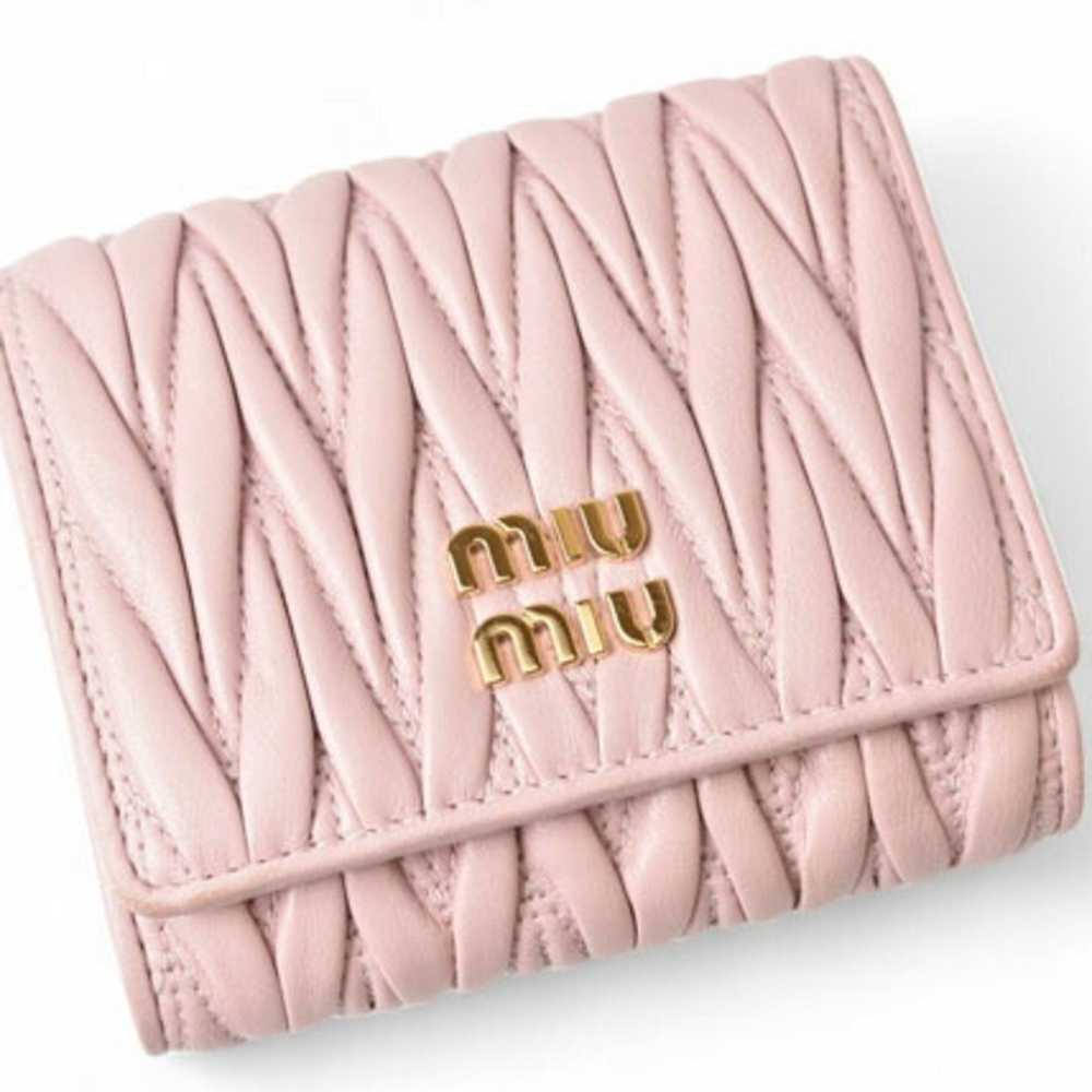 Miu Miu Miu Miu Miu Wallet Tri-fold miumiu 5MH033… - image 3