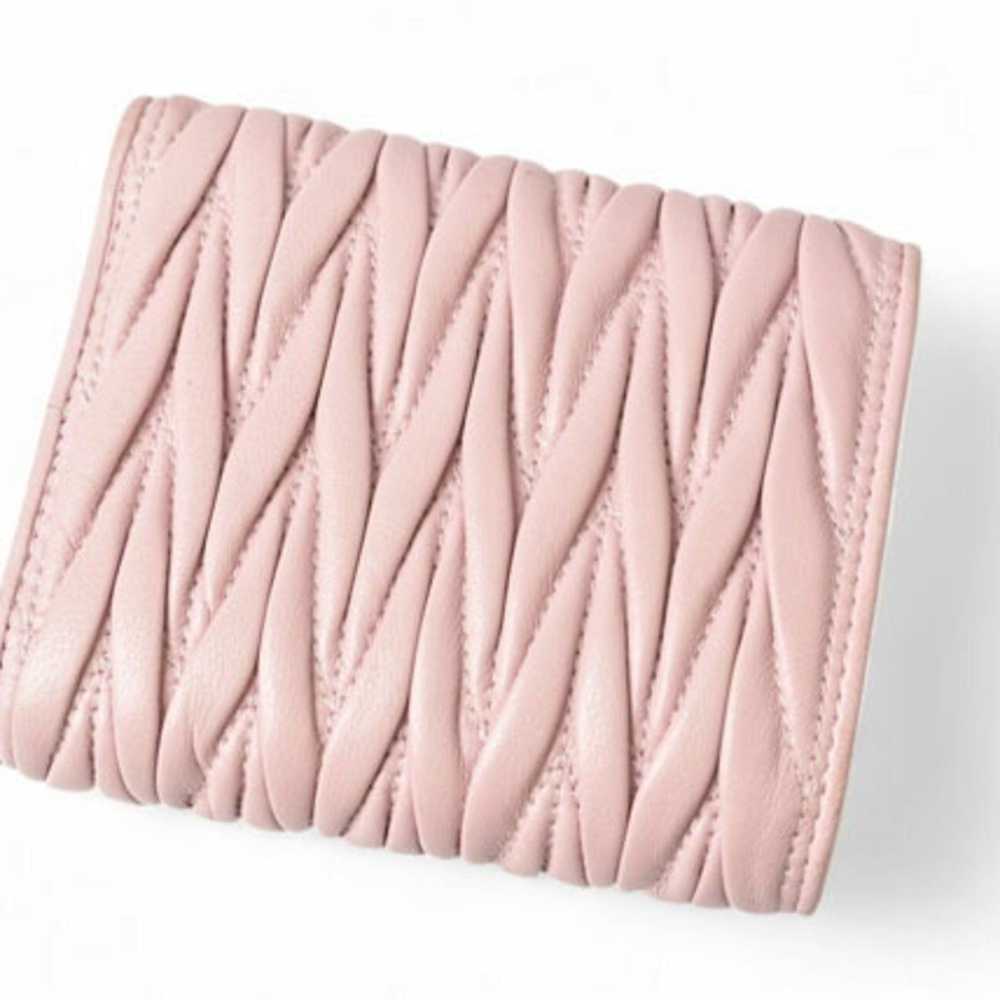 Miu Miu Miu Miu Miu Wallet Tri-fold miumiu 5MH033… - image 4