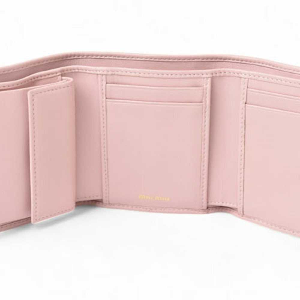 Miu Miu Miu Miu Miu Wallet Tri-fold miumiu 5MH033… - image 7