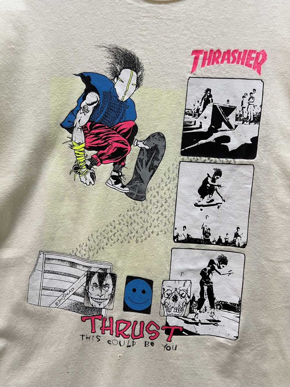 Rare × Thrasher × Vintage Vintage 80s Thrasher Pu… - image 4