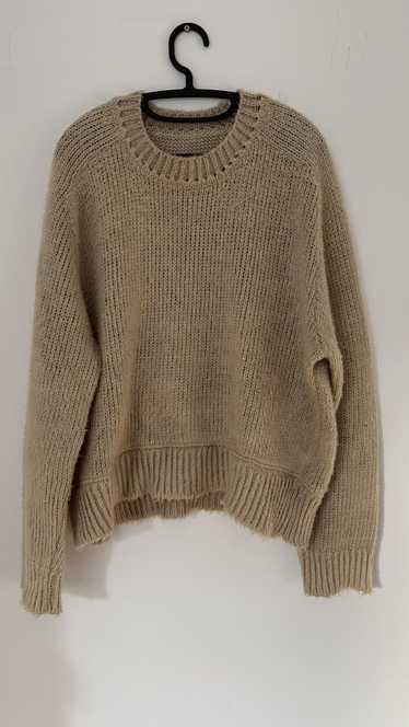 Maison Margiela Margiela Beige Brushed Sweater