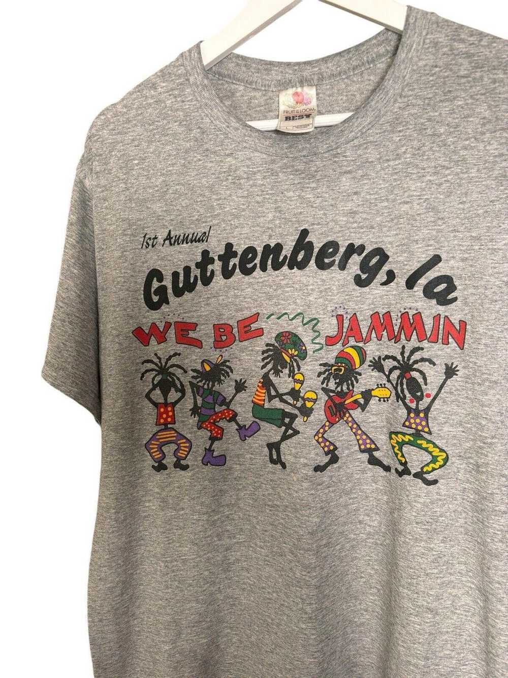 Fruit Of The Loom Vintage Guttenberg We Be Jammin… - image 3