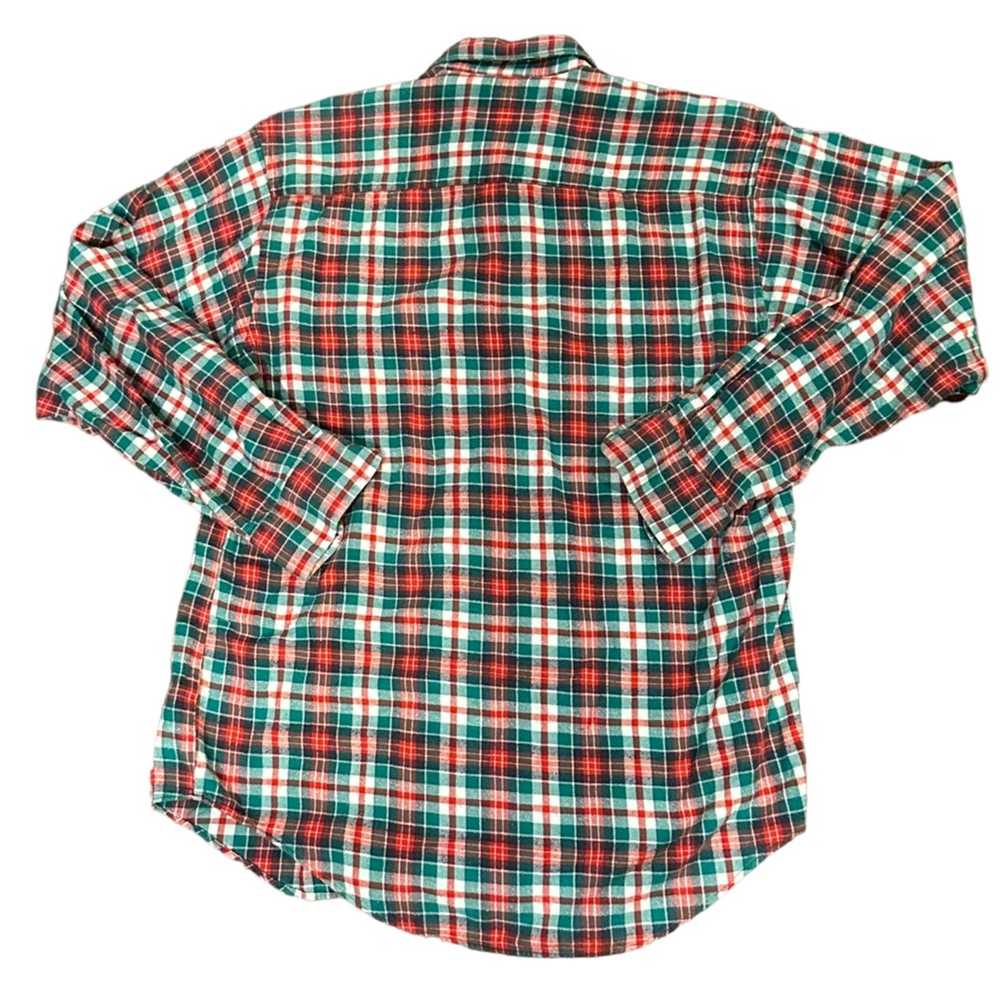 London Fog Vintage London Fog Red & Green Flannel… - image 2