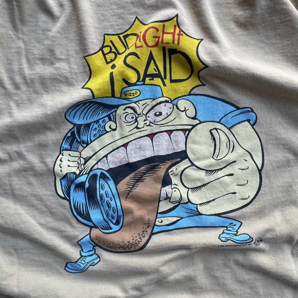 Other 90’s Tan Bud Light Tee - image 2