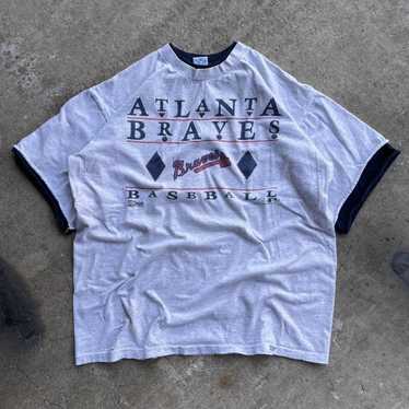 Salem Sportswear 90’s Grey Atlanta Braves Salem Te