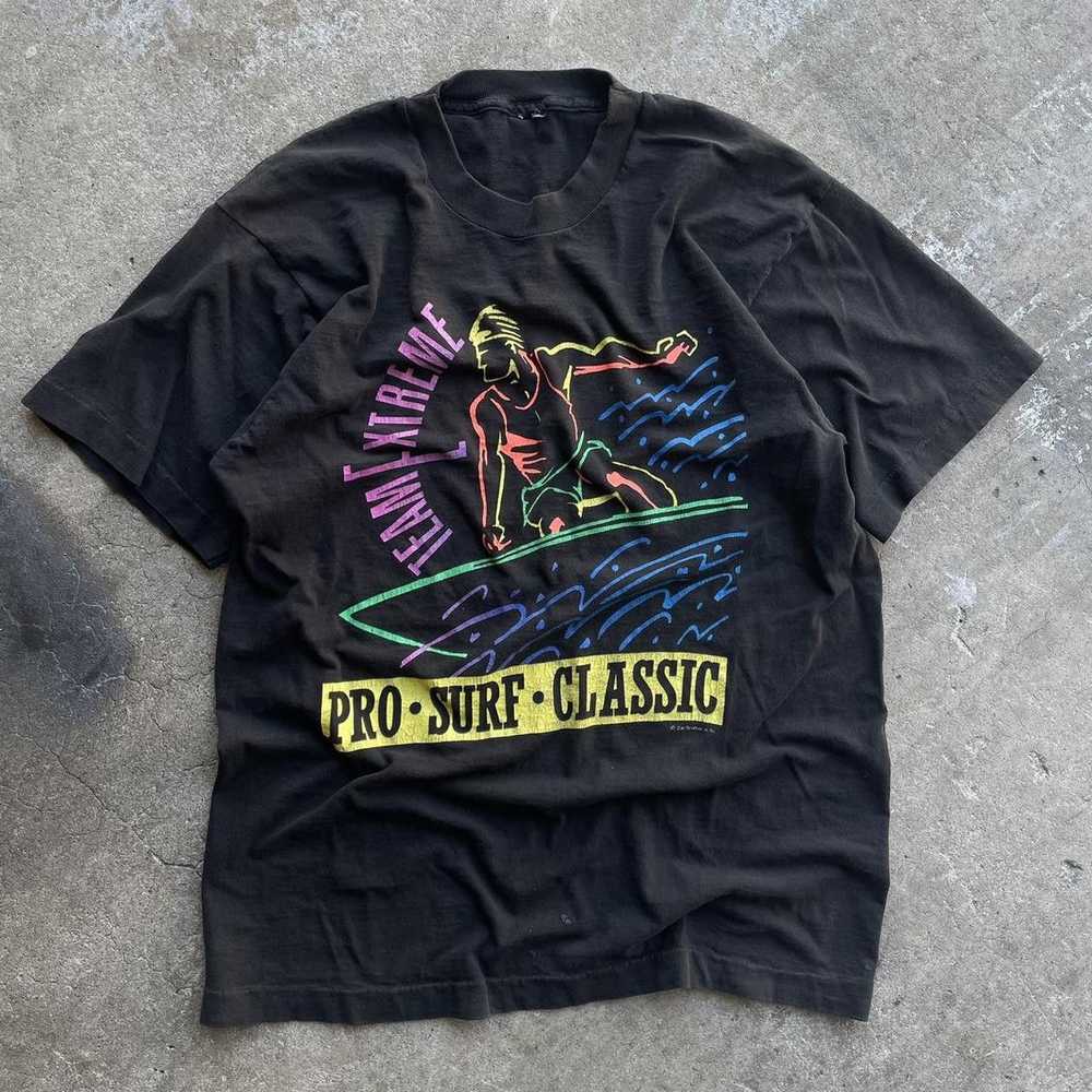 Other 90’s Black Extreme Pro Surf Tee - image 1