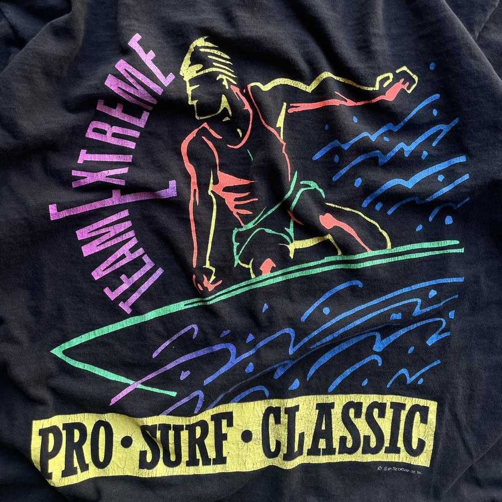 Other 90’s Black Extreme Pro Surf Tee - image 2