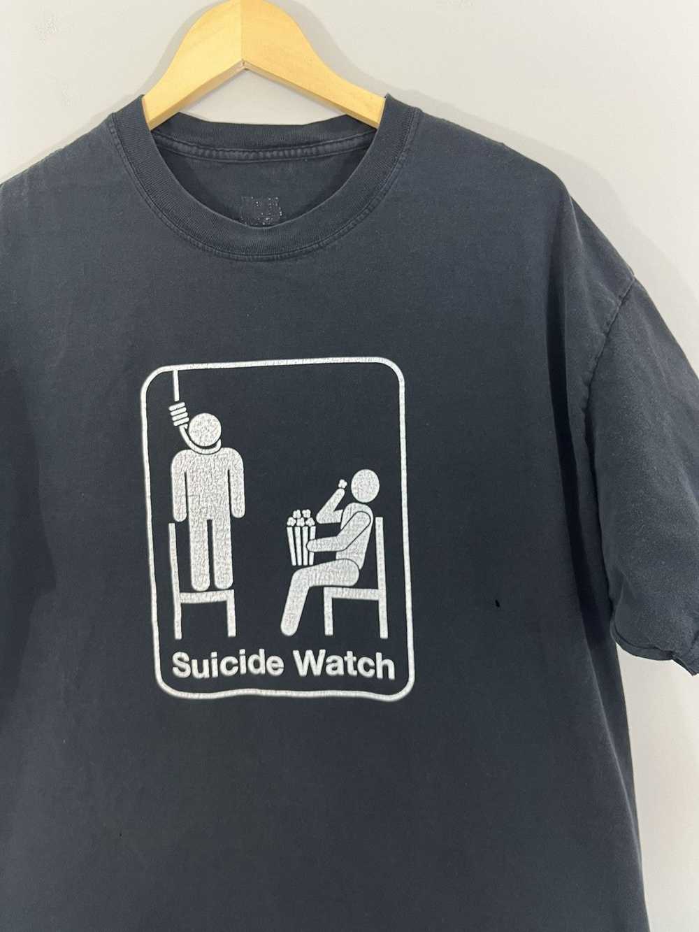 Rare × Vintage Sun Faded SUICIDE WATCH Dark Humor… - image 2