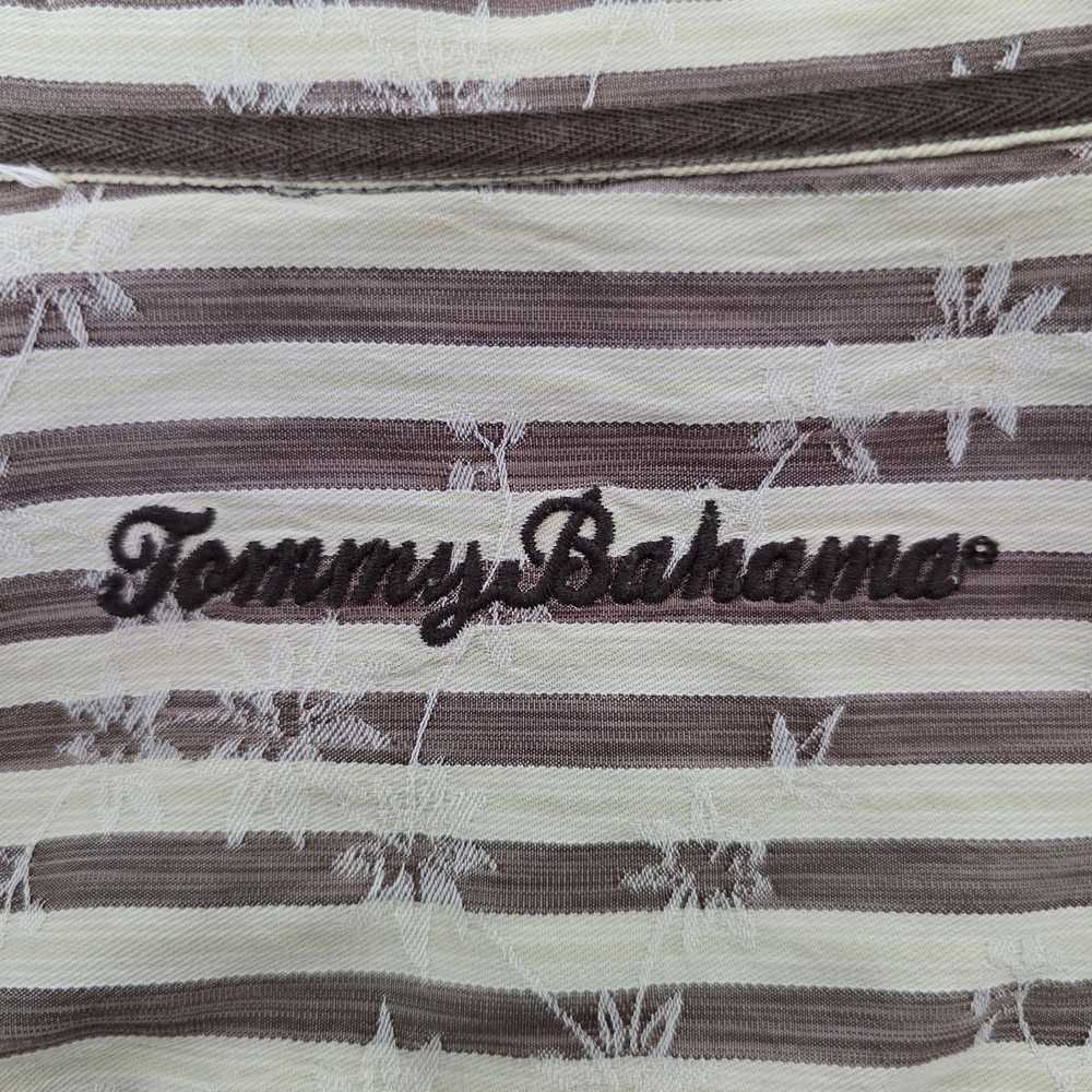 Tommy Bahama TOMMY BAHAMA Dress Shirt Brown Cream… - image 11