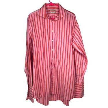 Thomas Pink Thomas Pink Jermyn Street Pink Striped