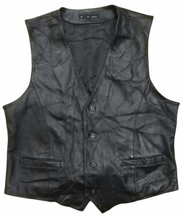 John Bull 🔥Vintage Black Johnbull Leather Vest - image 1