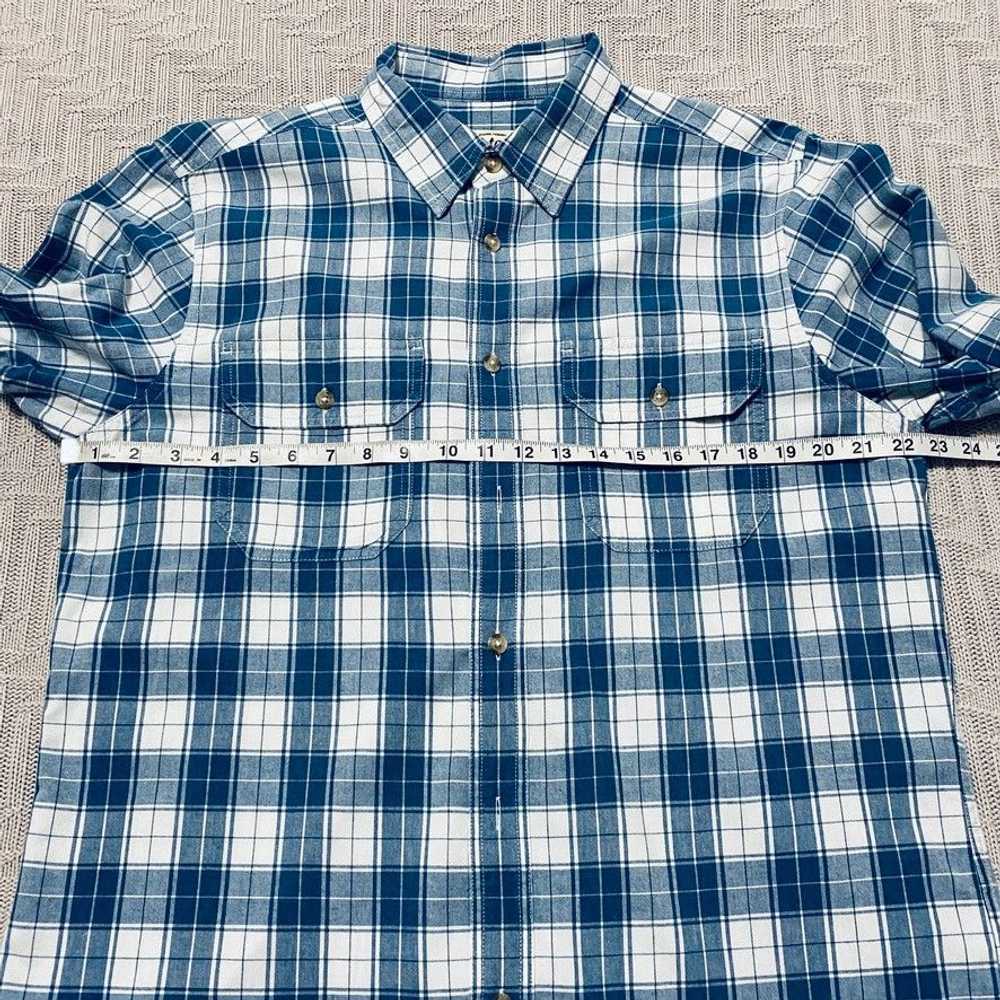 Vintage Orton Brothers blue plaid long sleeve but… - image 6